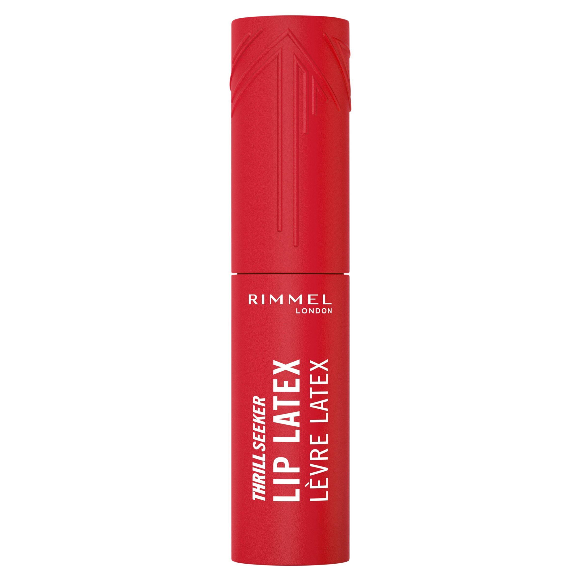 Rimmel London Lip Latex 400 Red 6ml, imported from the UK