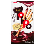 Lotte Toppo double flavour vanilla chocolate pretzel sticks 40g - British product