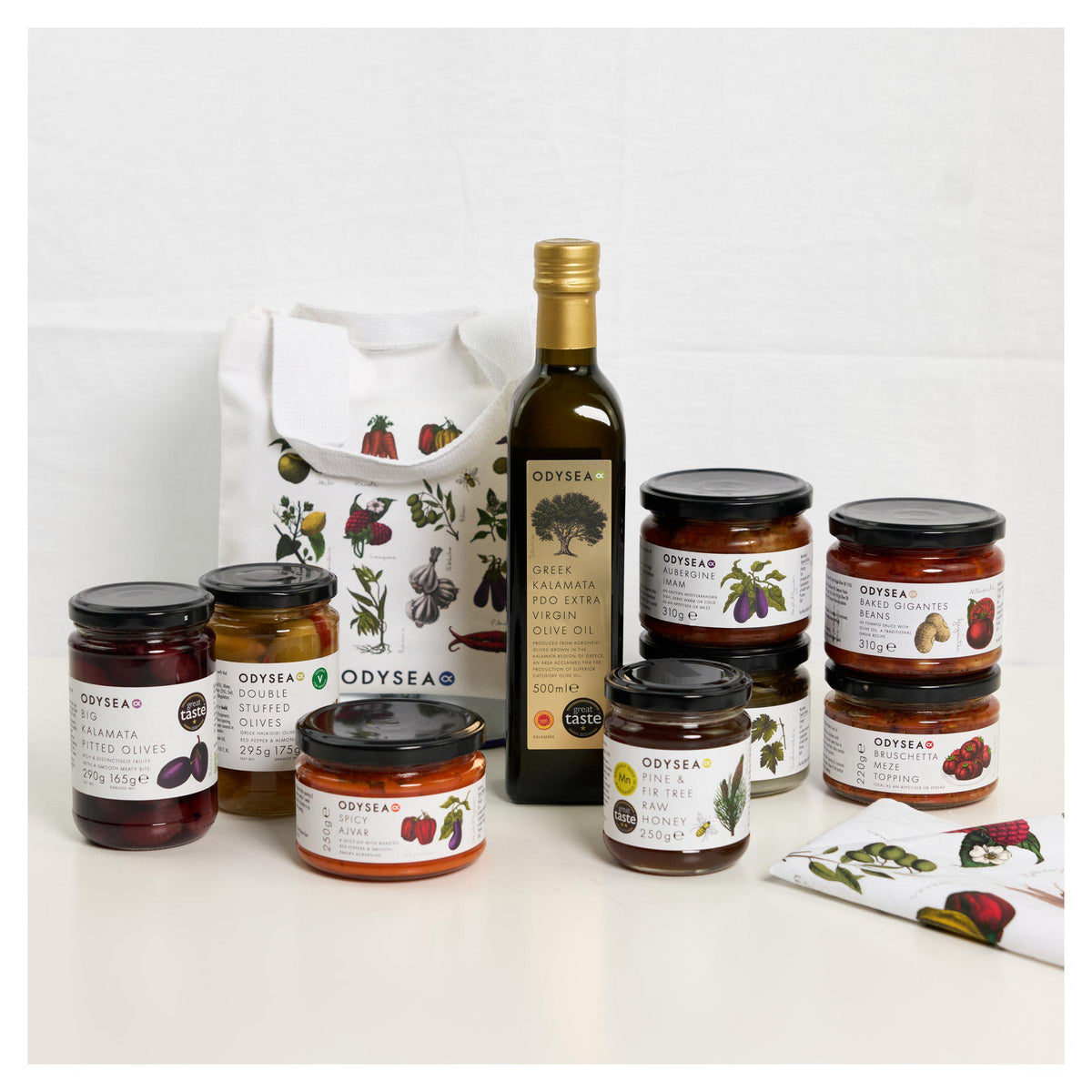Odysea Greek Feast Hamper assortment of Greek delicacies - British product