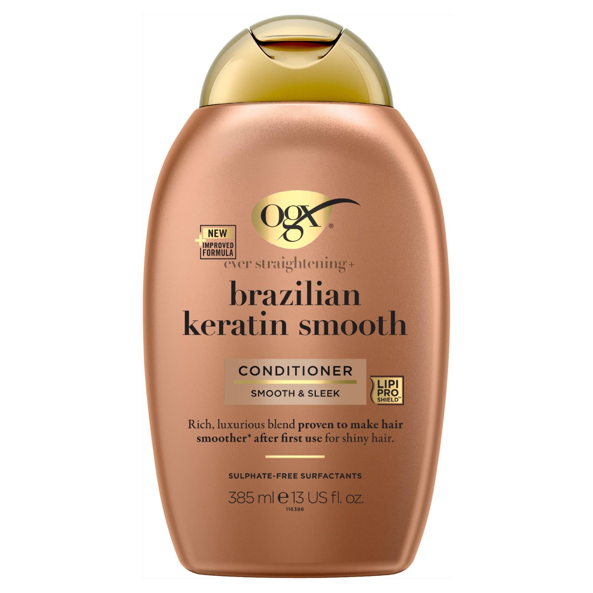 OGX Brazilian Keratin Smooth Conditioner 385ml, UK version