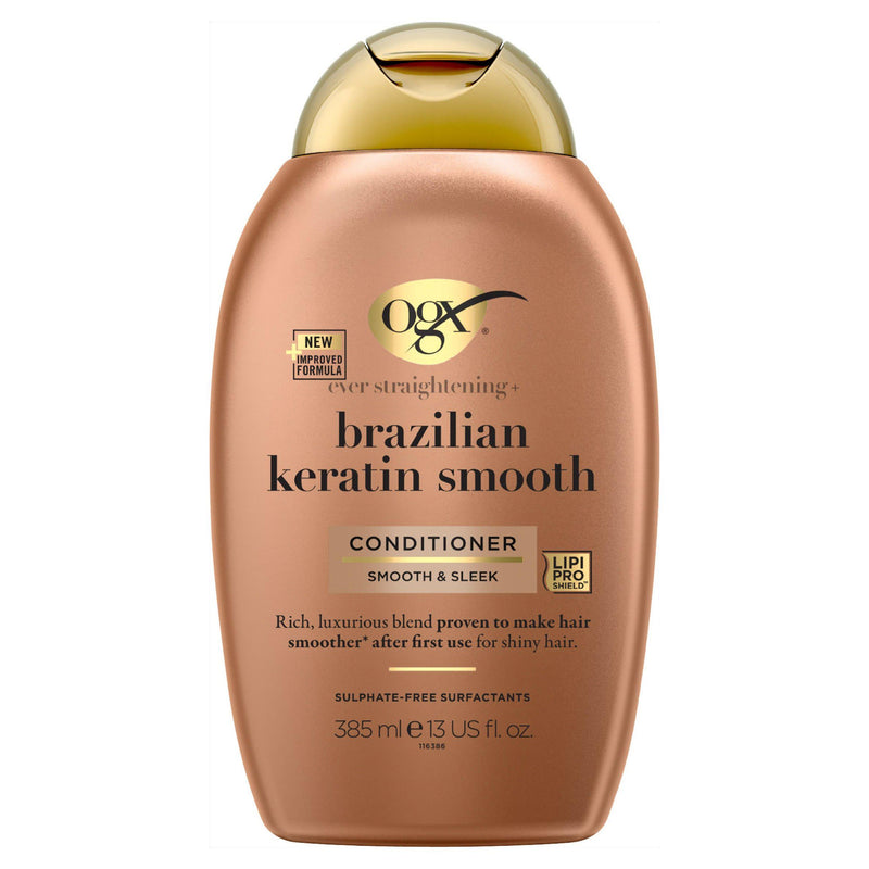 OGX Brazilian Keratin Smooth Conditioner 385ml, UK version