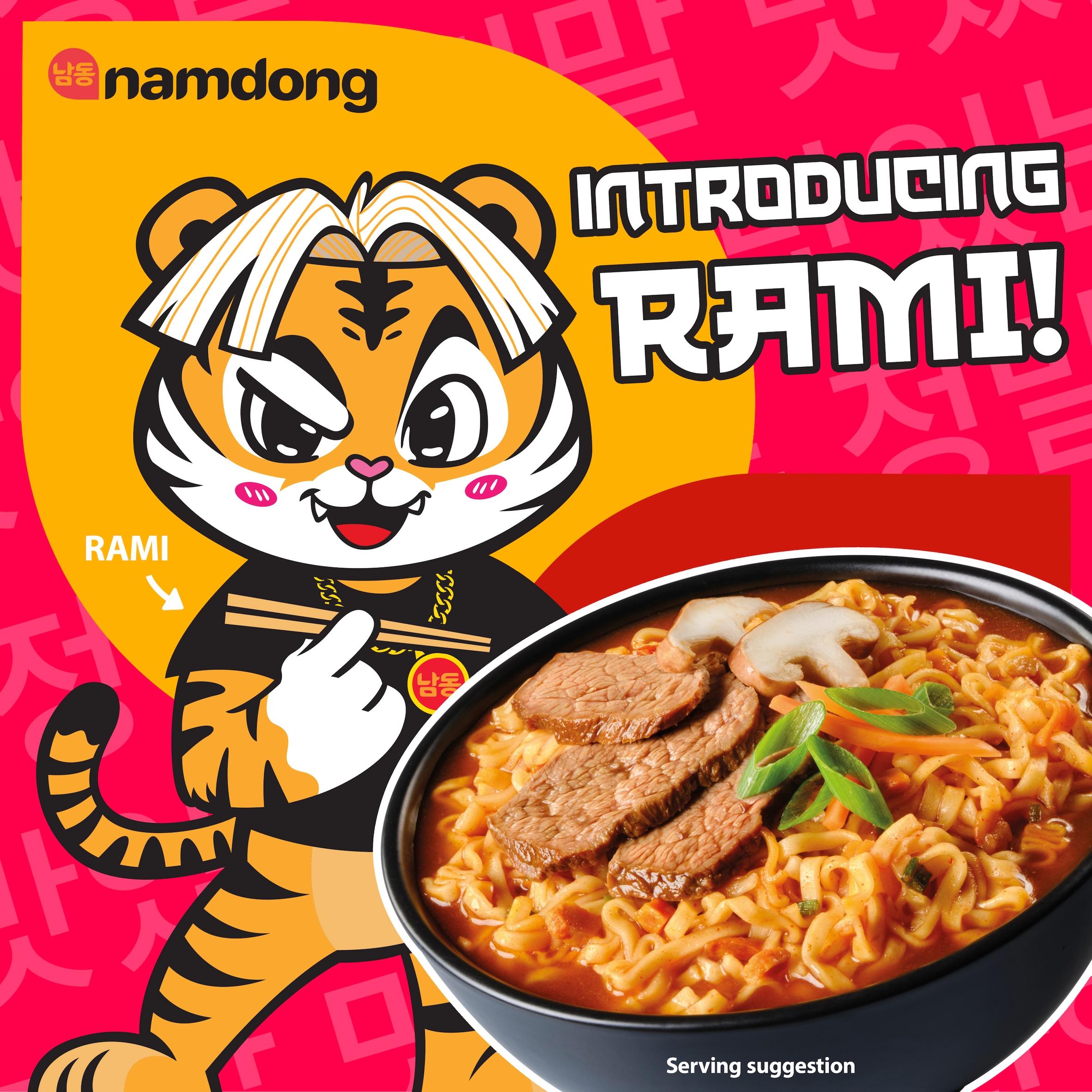 Namdong instant noodle block Beef Jjigae 120g - British product
