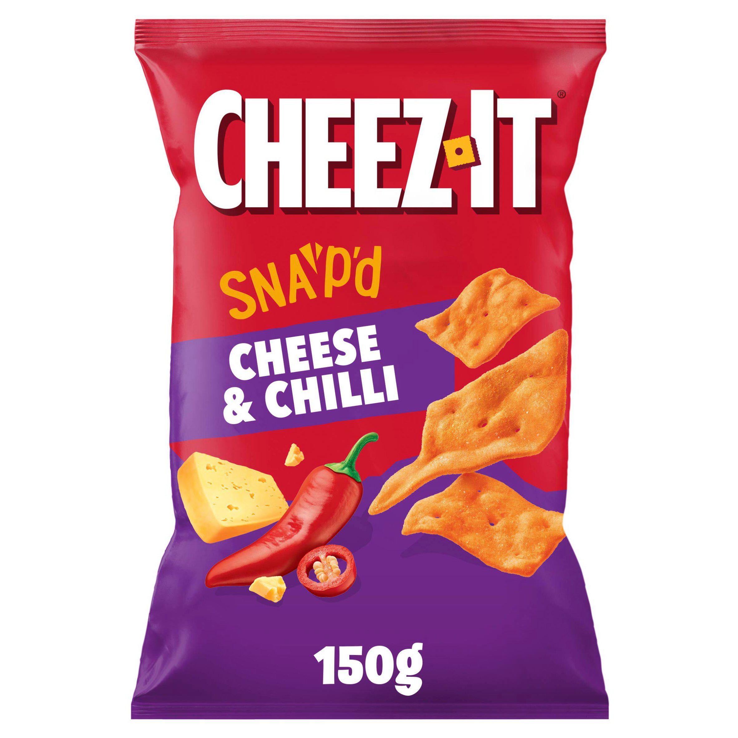 Cheez-It Cheese Chilli Snack 150g - British product