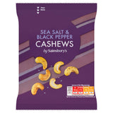 Sea Salt & Black Pepper Roasted Cashew Nuts 150g