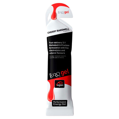 Sainsburys Torq Energy Gel Cherry Bakewell Flavour 45g- Buy online at McGrocer