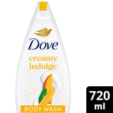 Dove Creamy Indulge body wash 720ml with tropical scent (British brand)