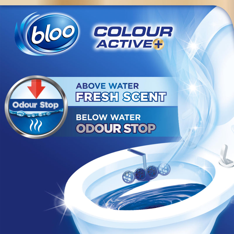 Bloo toilet rim block bleach 50g, UK version