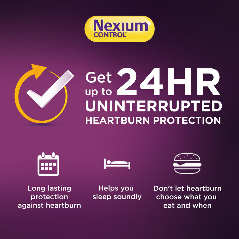 Nexium Control heartburn capsules 14 count, imported from the UK