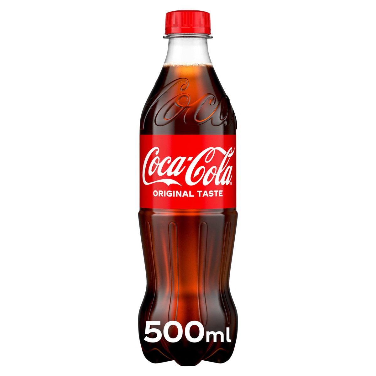 Coca-Cola Original Taste 500ml carbonated soft drink - British product