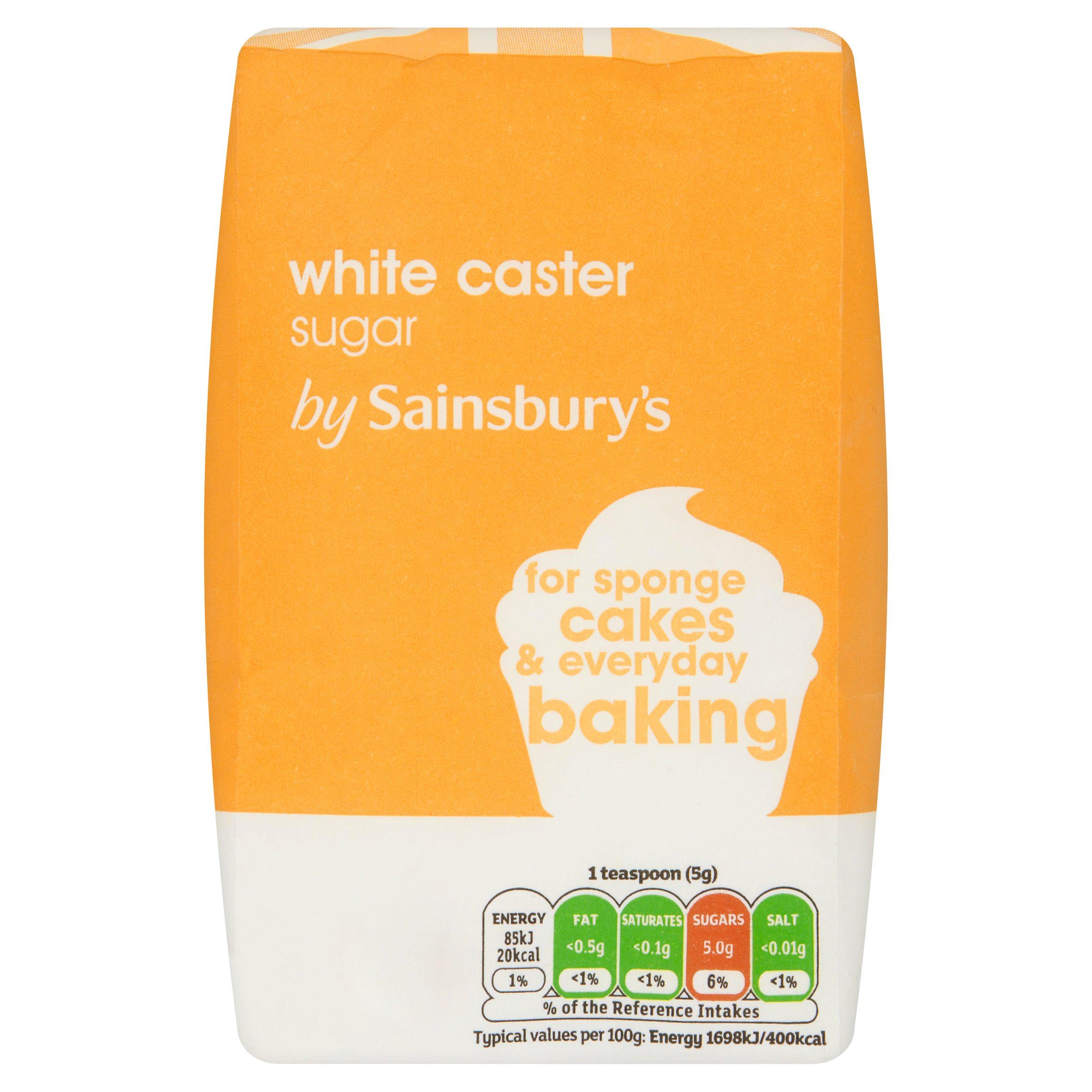 Sainsbury's white caster sugar 500g (British brand)