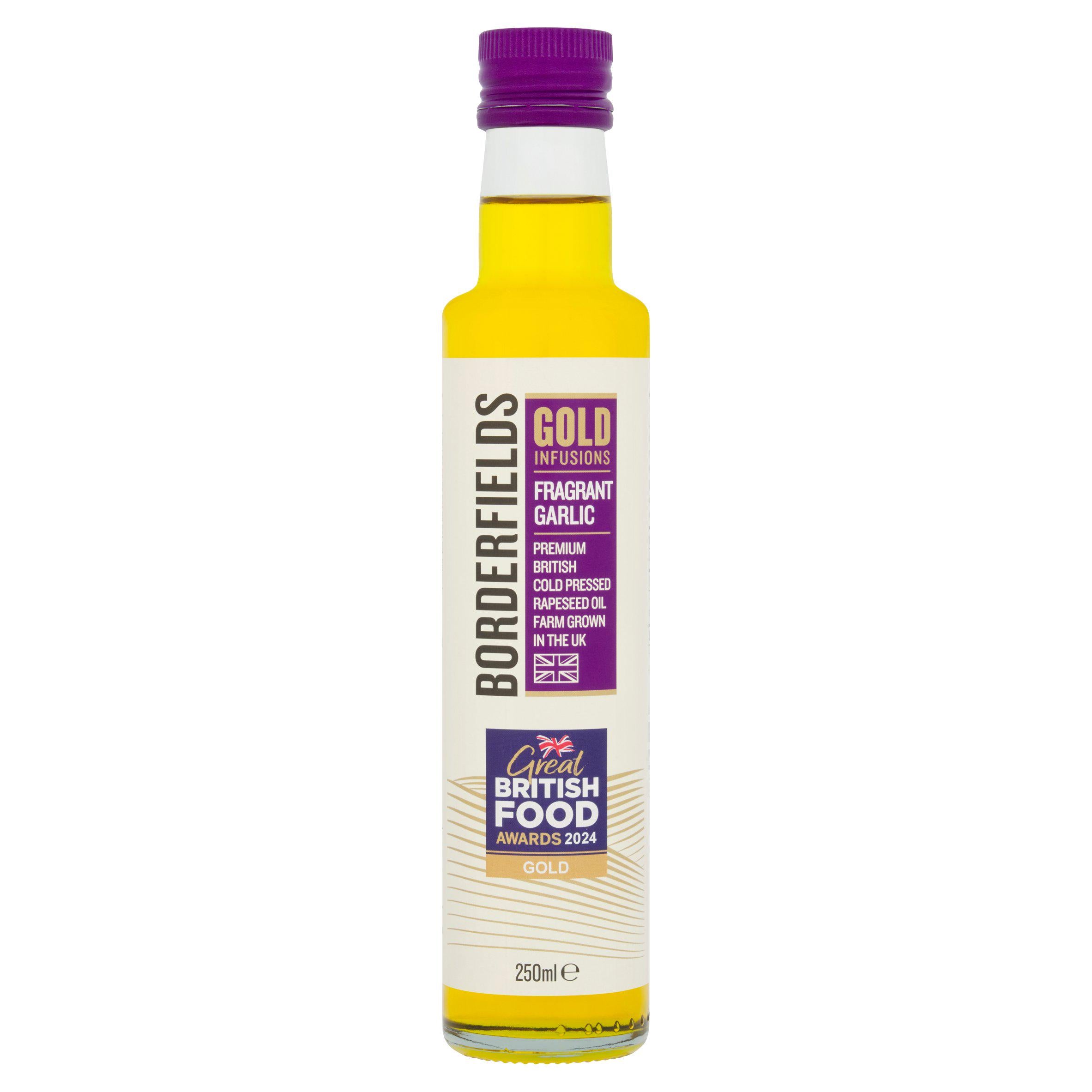Borderfields fragrant garlic rapeseed oil 250ml (British brand)