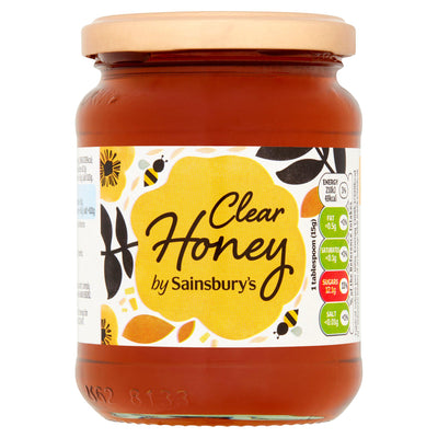 Sainsburys Sainsbury's Clear Honey 454g- Buy online at McGrocer