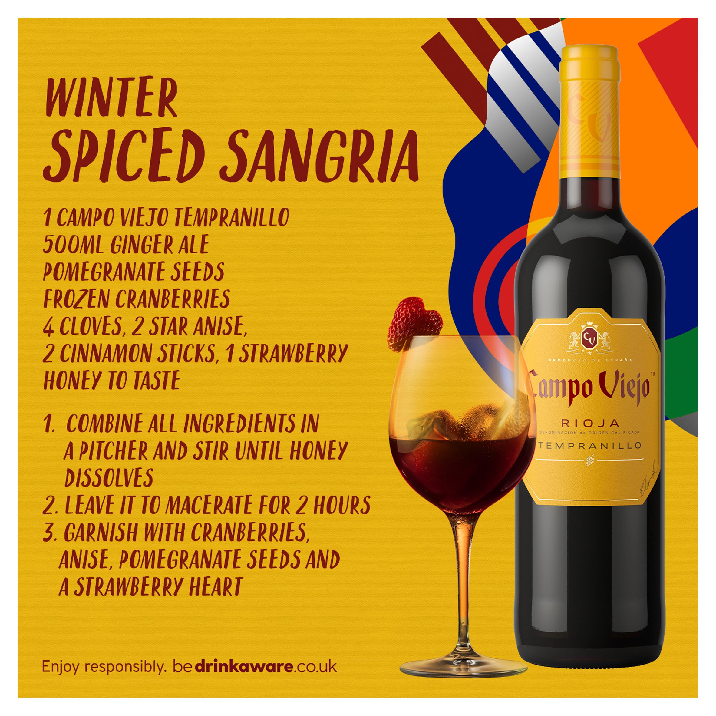 Campo Viejo Tempranillo red wine 18.75cl (British brand)