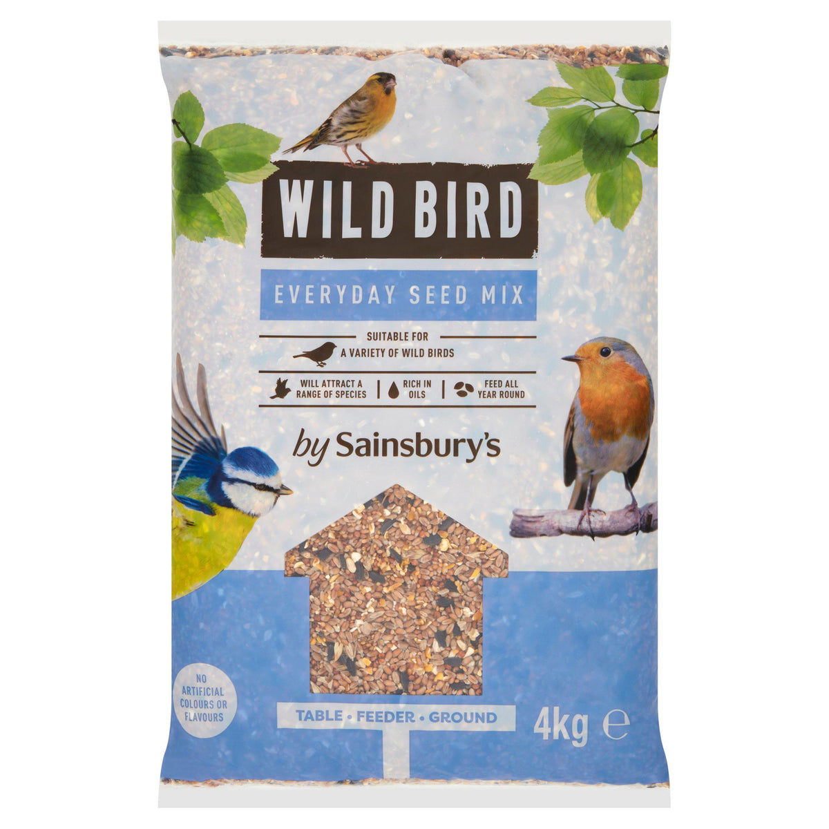 Sainsbury's wild bird seed mix 4kg (British brand)