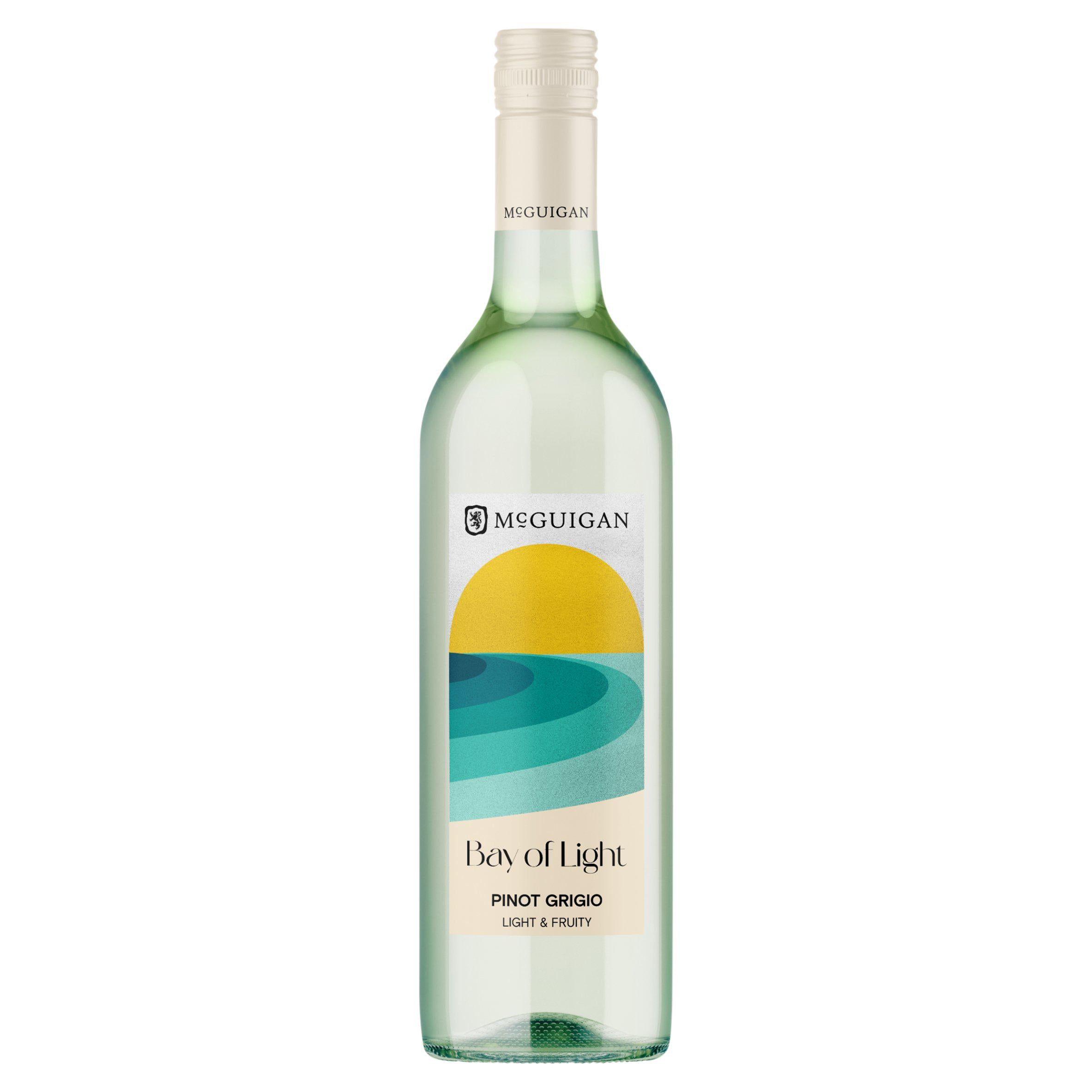 McGuigan Bay of Light Pinot Grigio white wine 75cl (British brand)