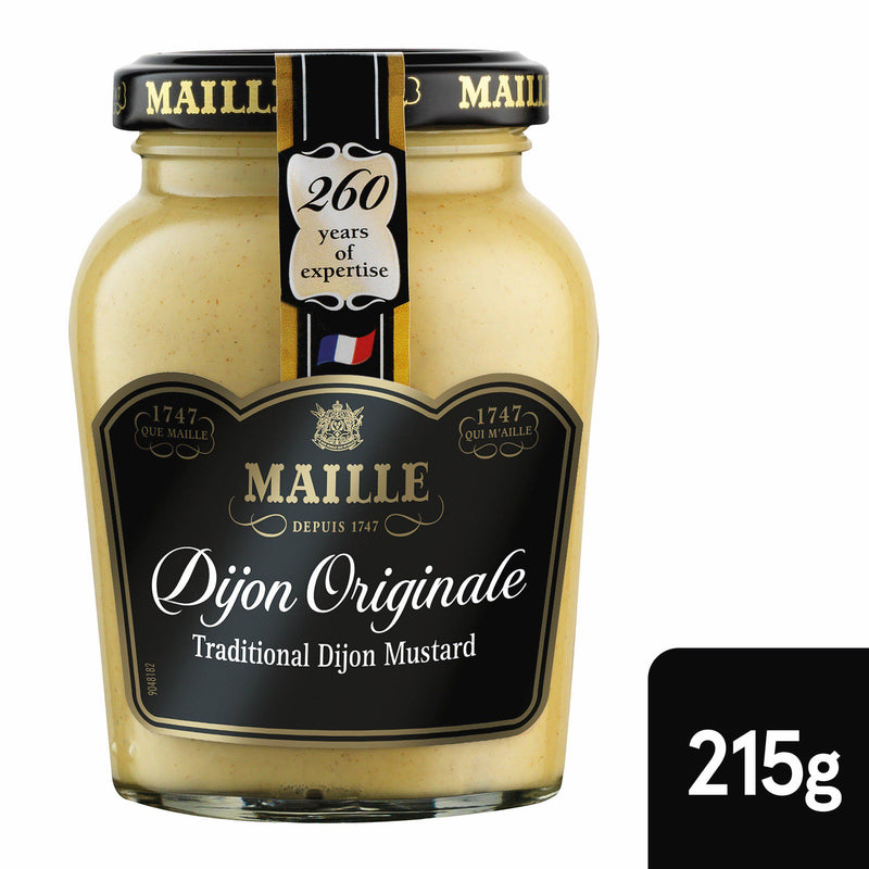 Maille Dijon Original mustard 215g, imported from the UK
