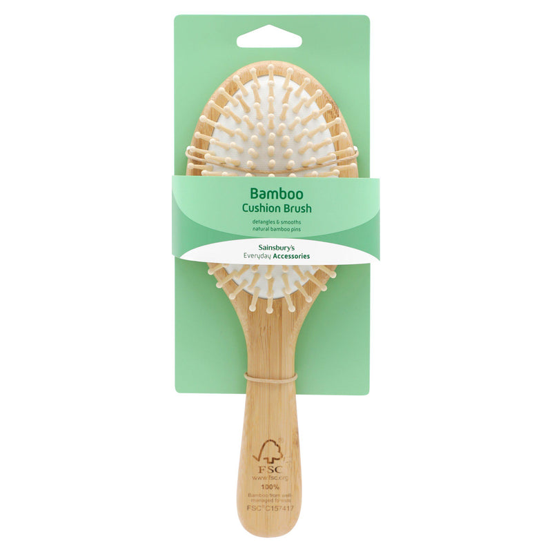 Sainsbury's bamboo round hair brush (British brand)