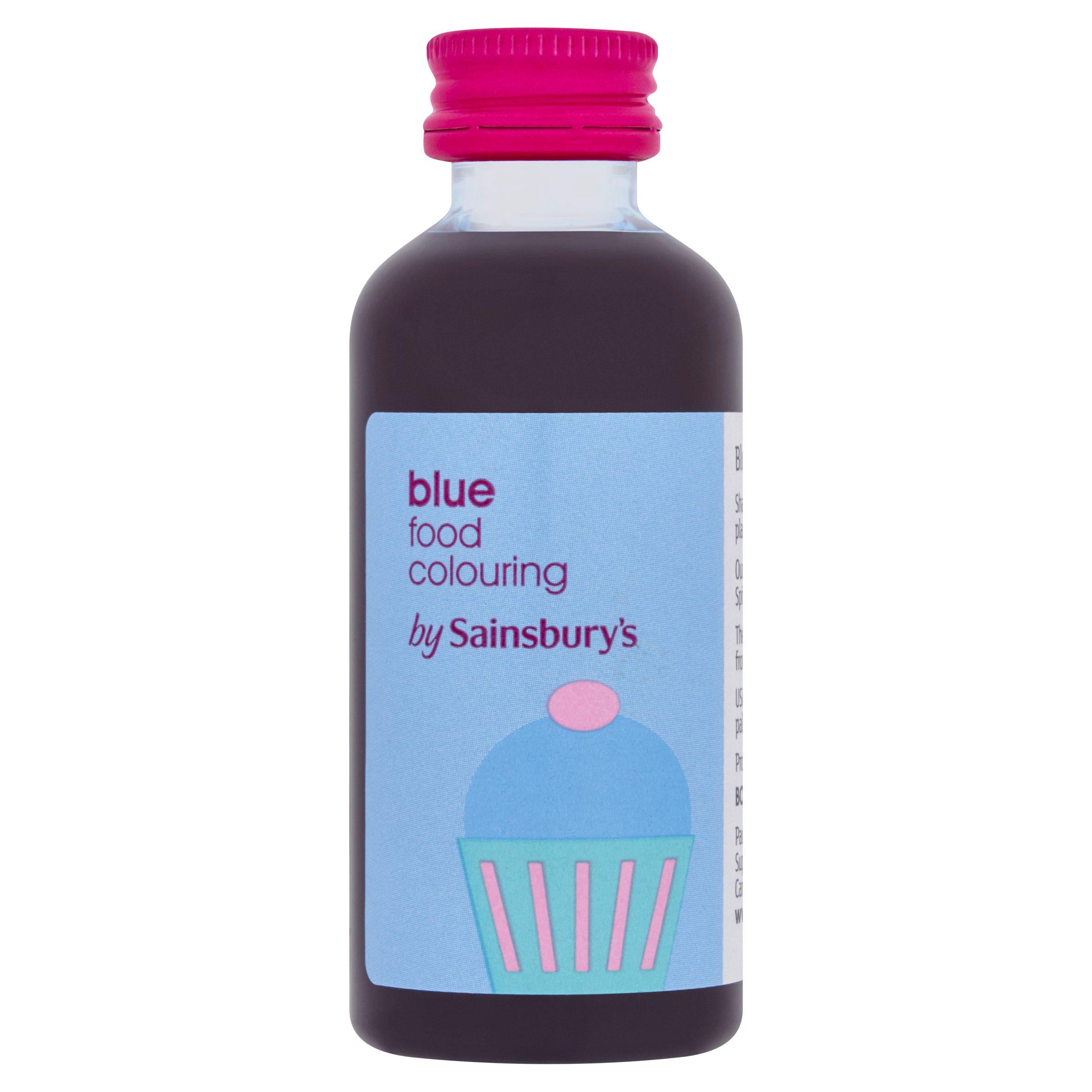 Sainsbury's blue food colouring 60ml (British brand)