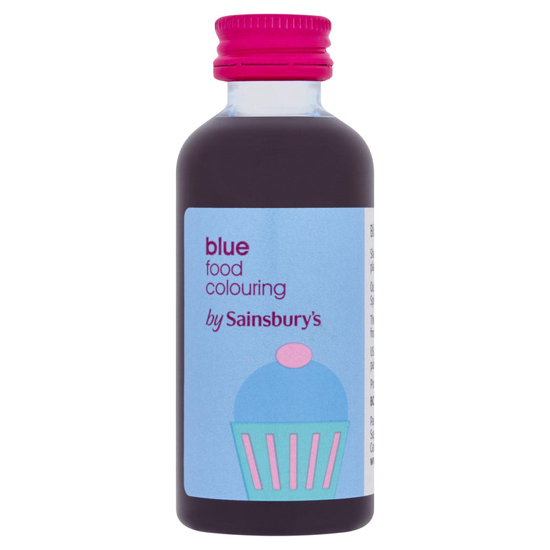 Sainsbury's blue food colouring 60ml (British brand)