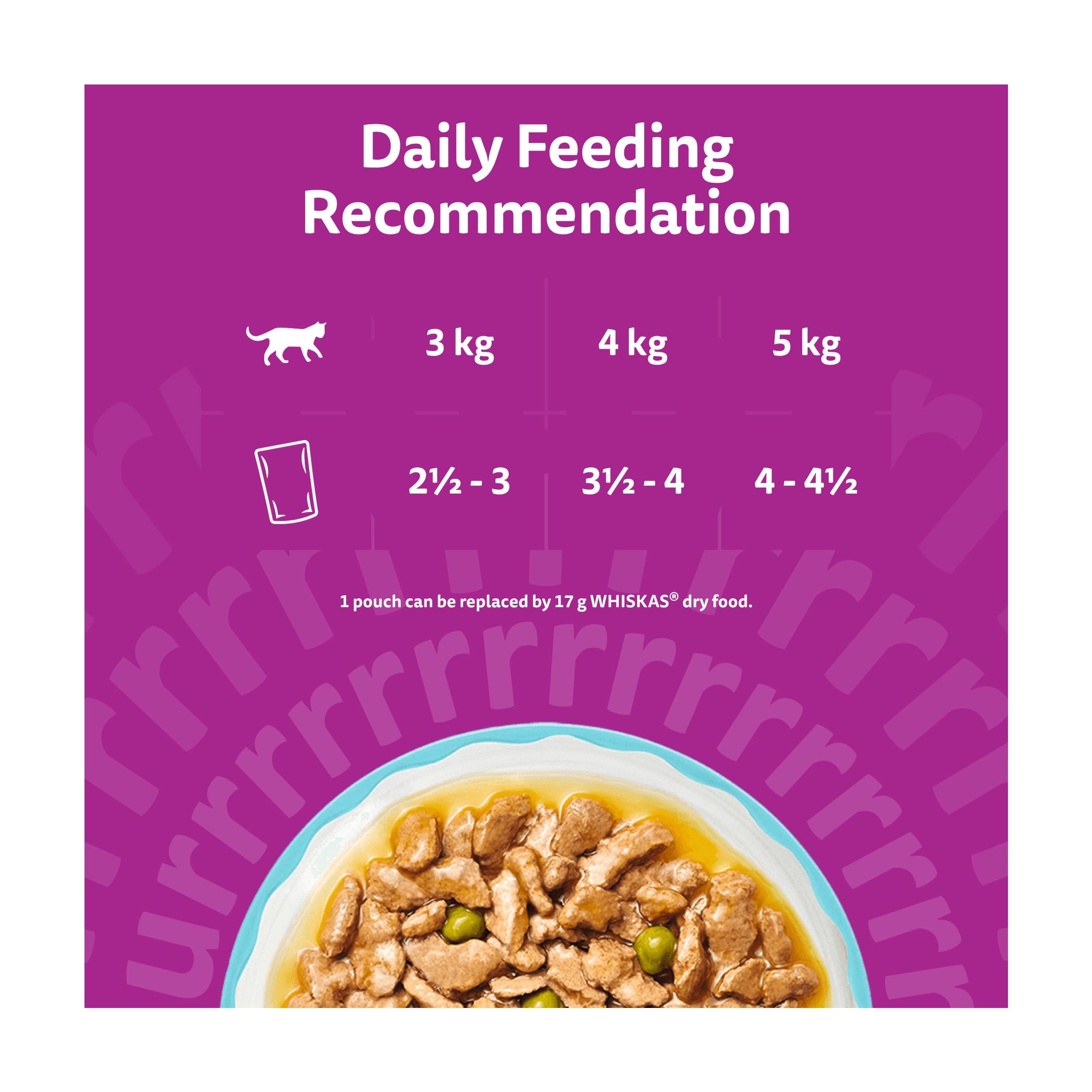 Whiskas Seafood Delight Wet Cat Food Pouches 12 x 85g (British brand)