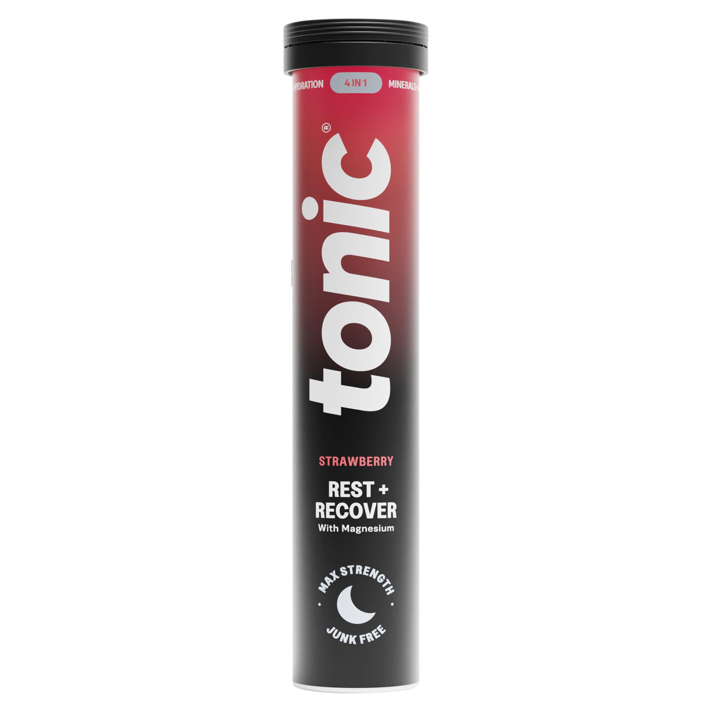 Tonic strawberry effervescent tablets 20 pack - British product
