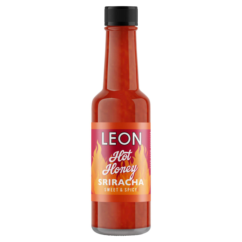 Leon hot honey sriracha sauce with blossom honey 155ml, UK version