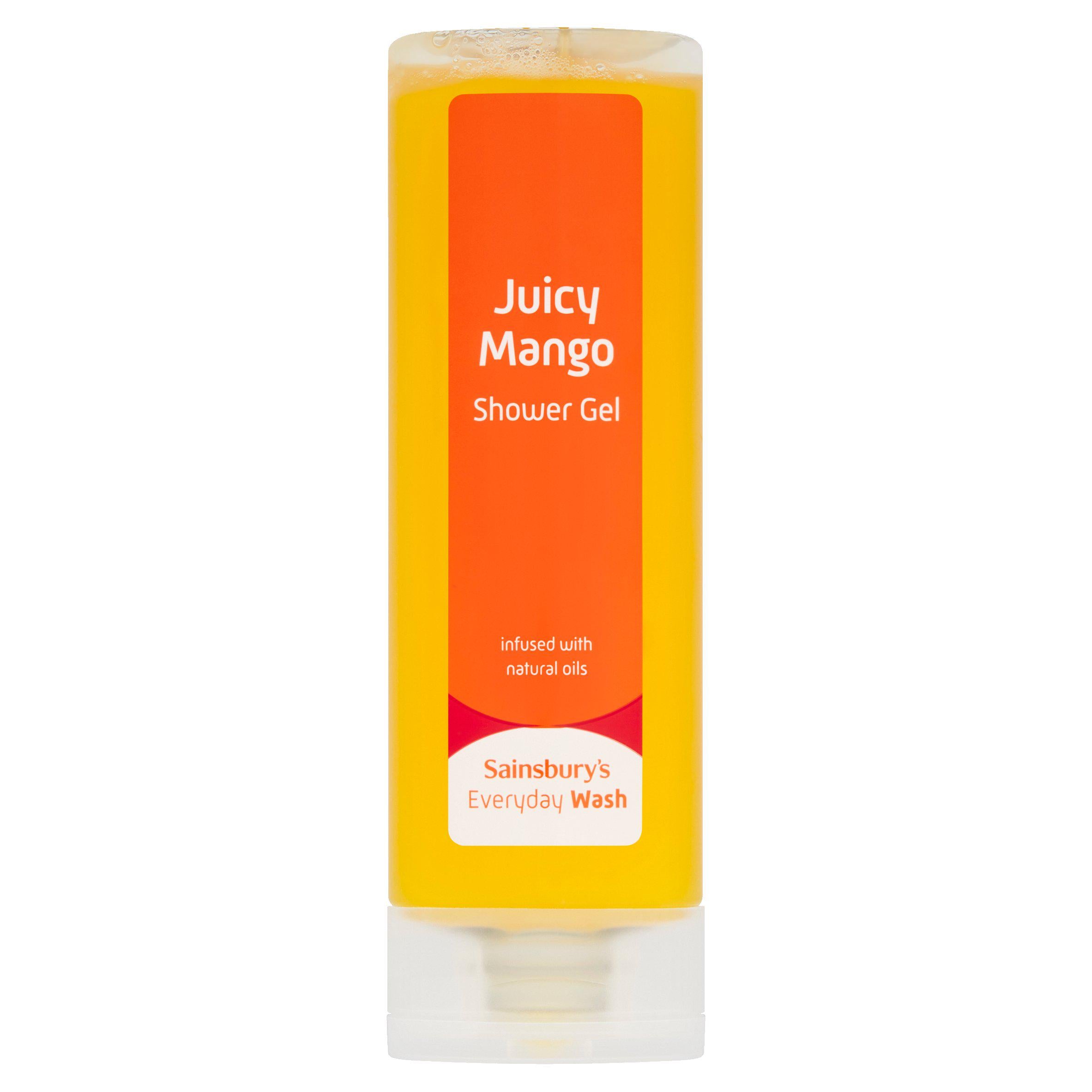 Sainsbury's Juicy Mango shower gel 250ml (British brand)