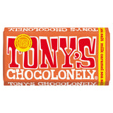 Tony's Chocolonely milk chocolate caramel sea salt 180g (British brand)