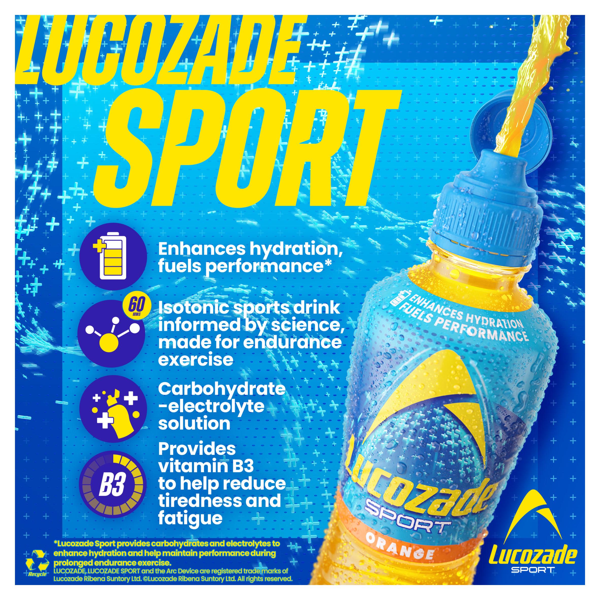 Lucozade Orange sports drink 900ml - British product