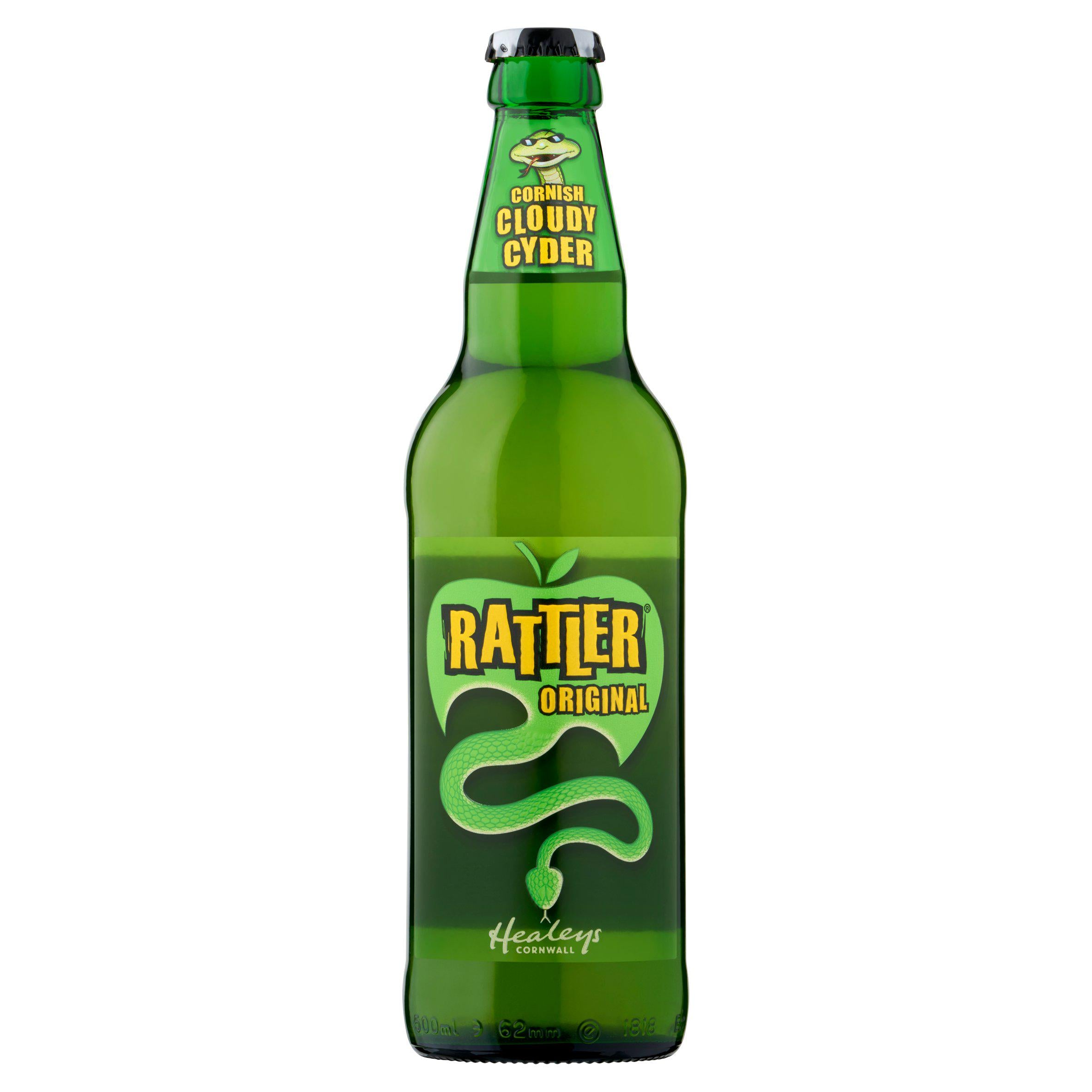 Healey's Cornish Rattler cyder 500ml, imported from the UK
