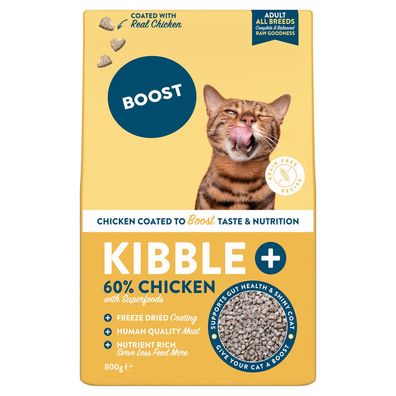 Boost cat food chicken with superfoods 800g, imported from the UK