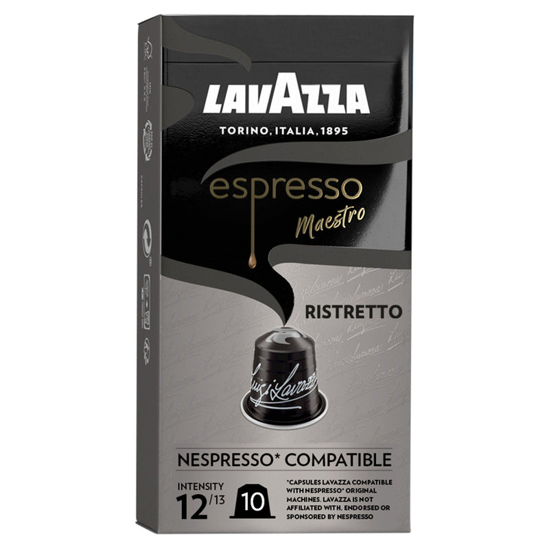 Lavazza Espresso Maestro Ristretto coffee capsules 10-pack (British brand)