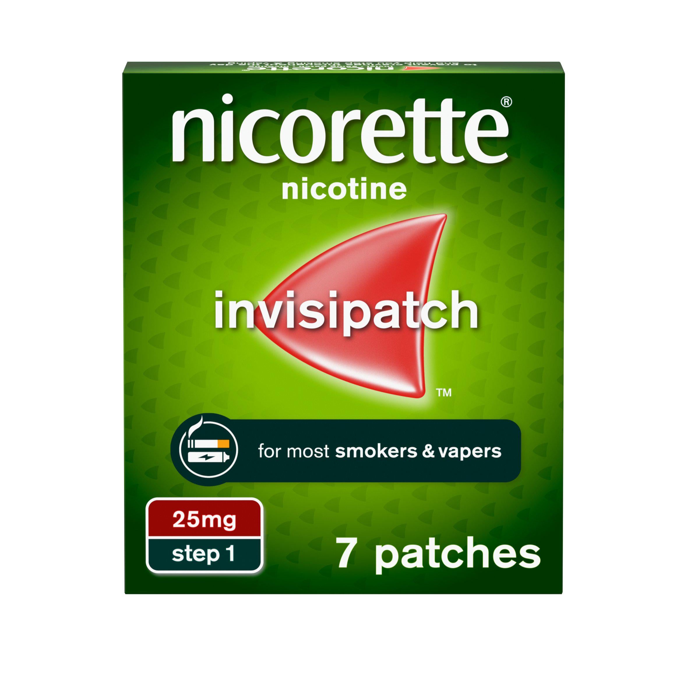 Nicorette nicotine patch Step 1 25mg - British product
