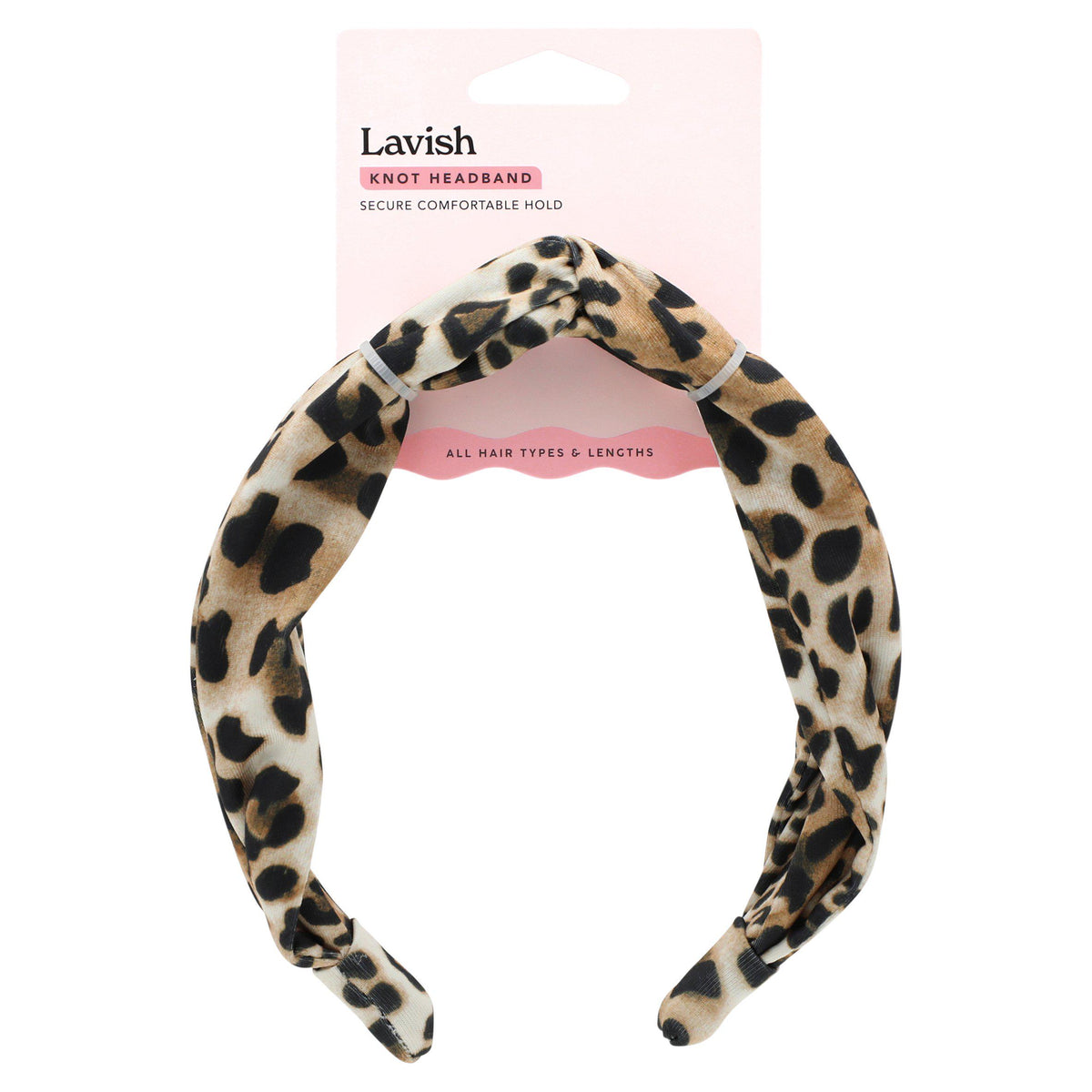Lavish knot headband with secure hold, UK version