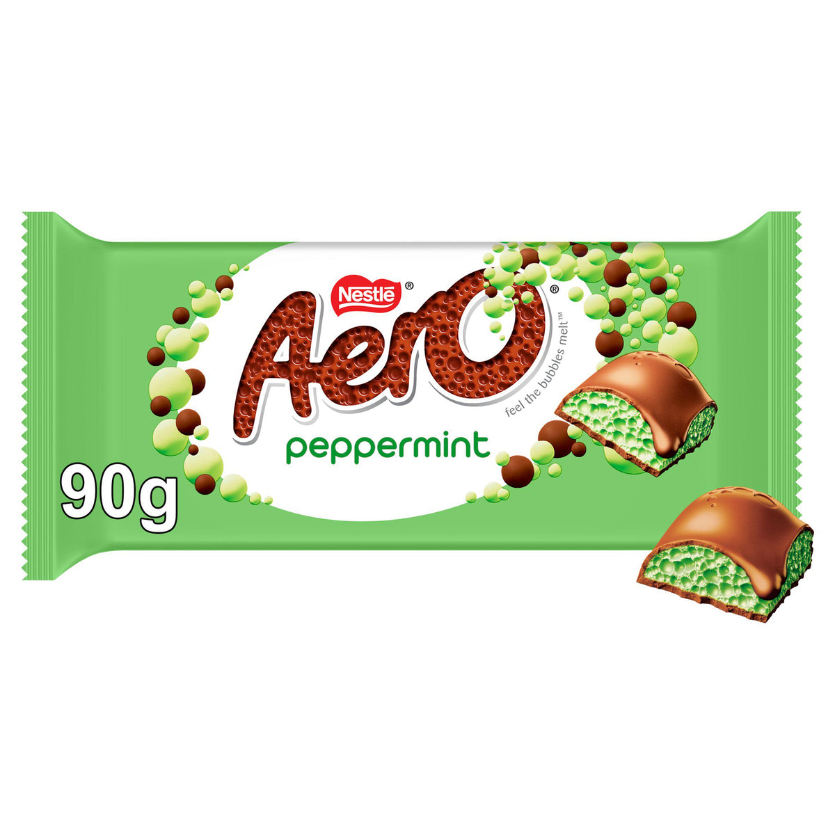 Aero peppermint chocolate sharing bar 90g (British brand)