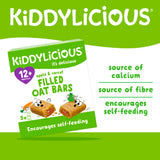 Kiddylicious apple carrot filled oat bars 5 x 21g, UK version