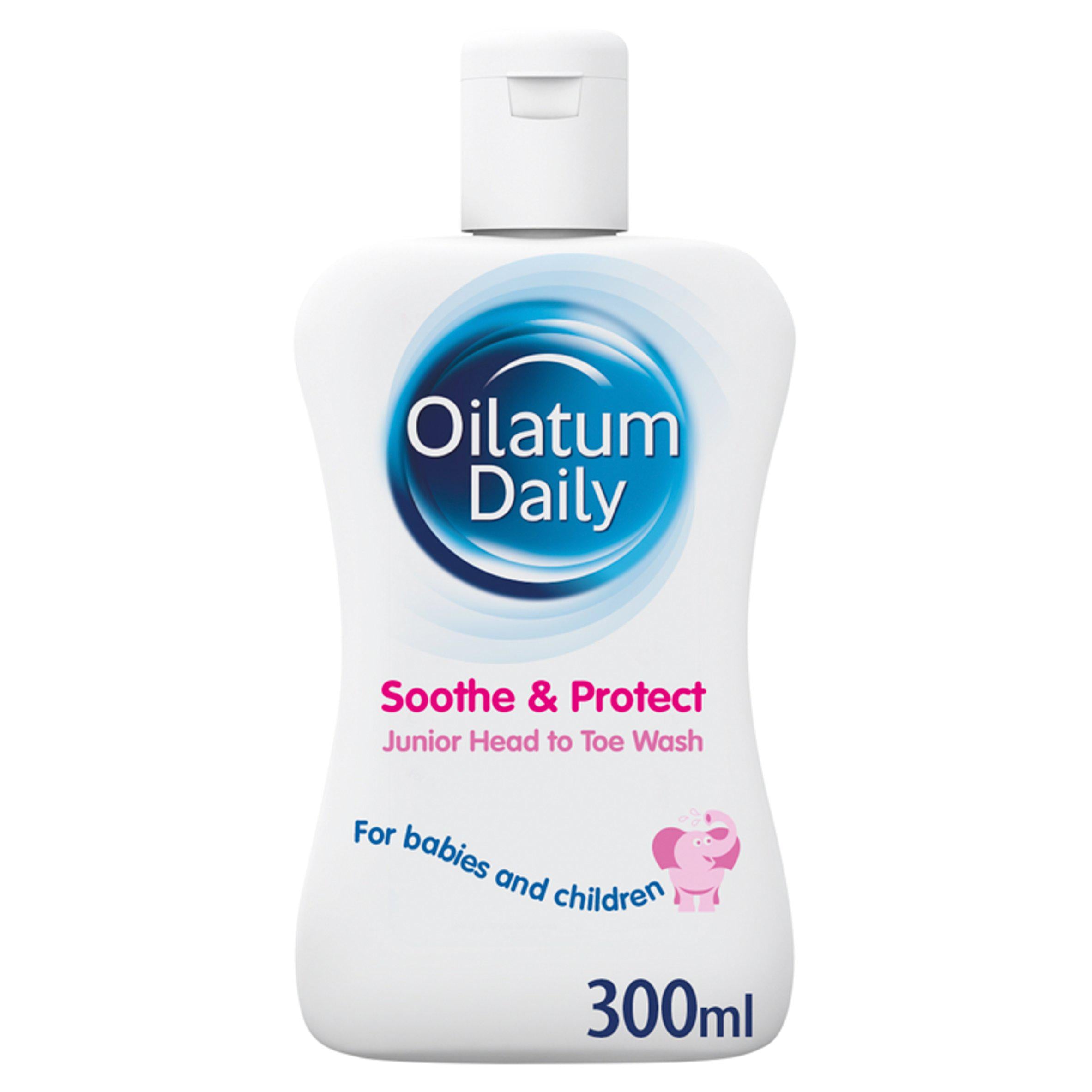 Oilatum Junior Head to Toe Wash 300ml, imported from the UK
