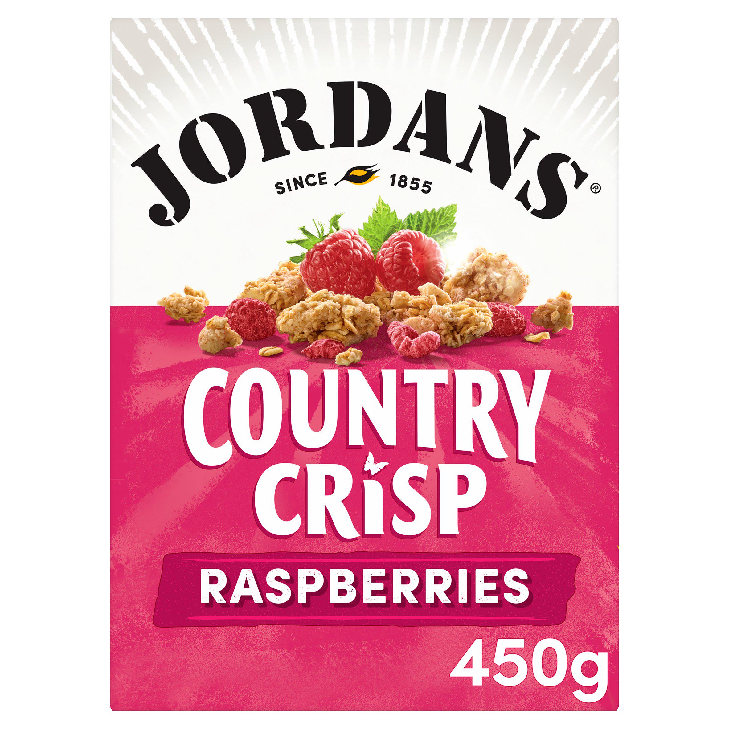 Jordans breakfast cereal raspberry 450g (British brand)