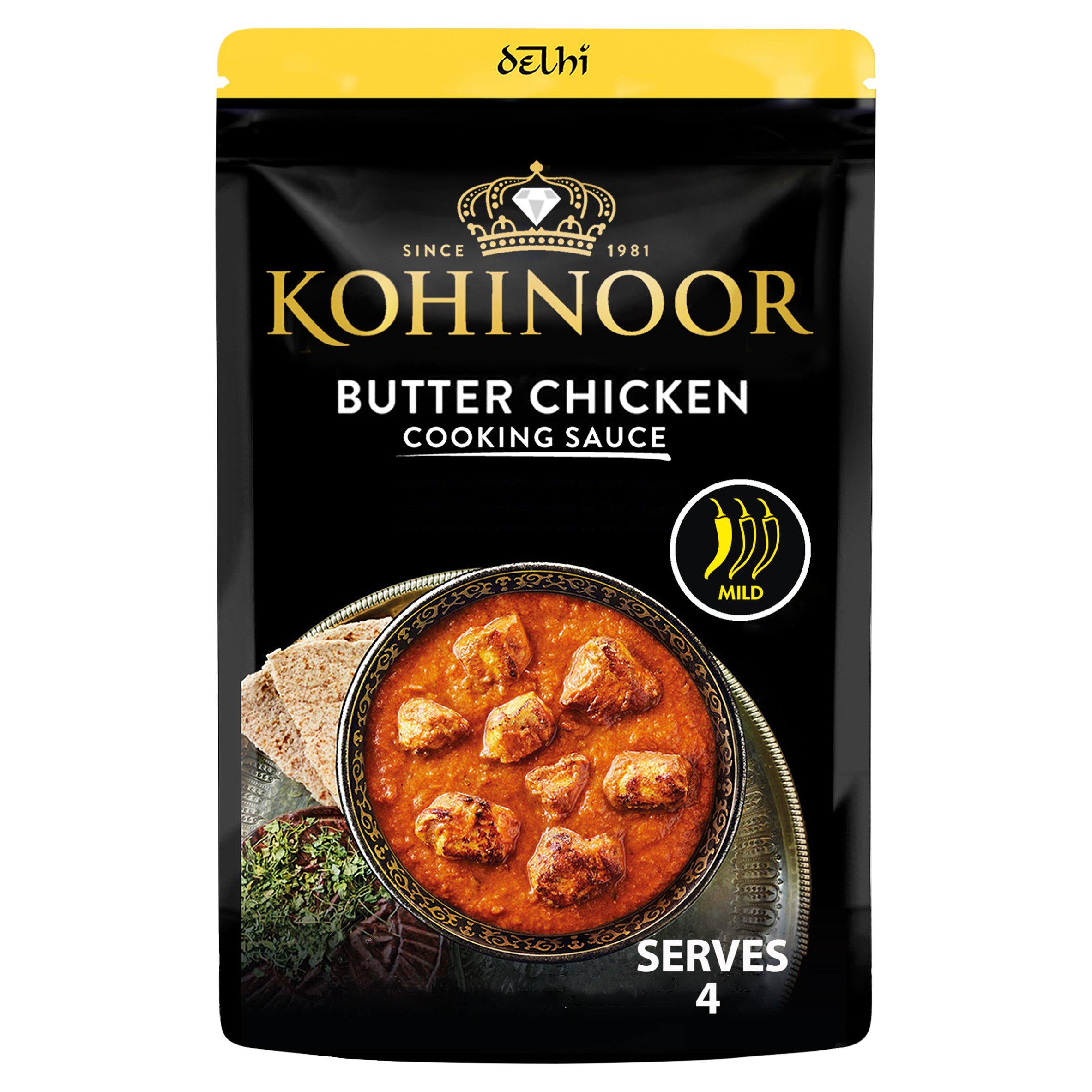 Kohinoor butter chicken sauce 375g - British product