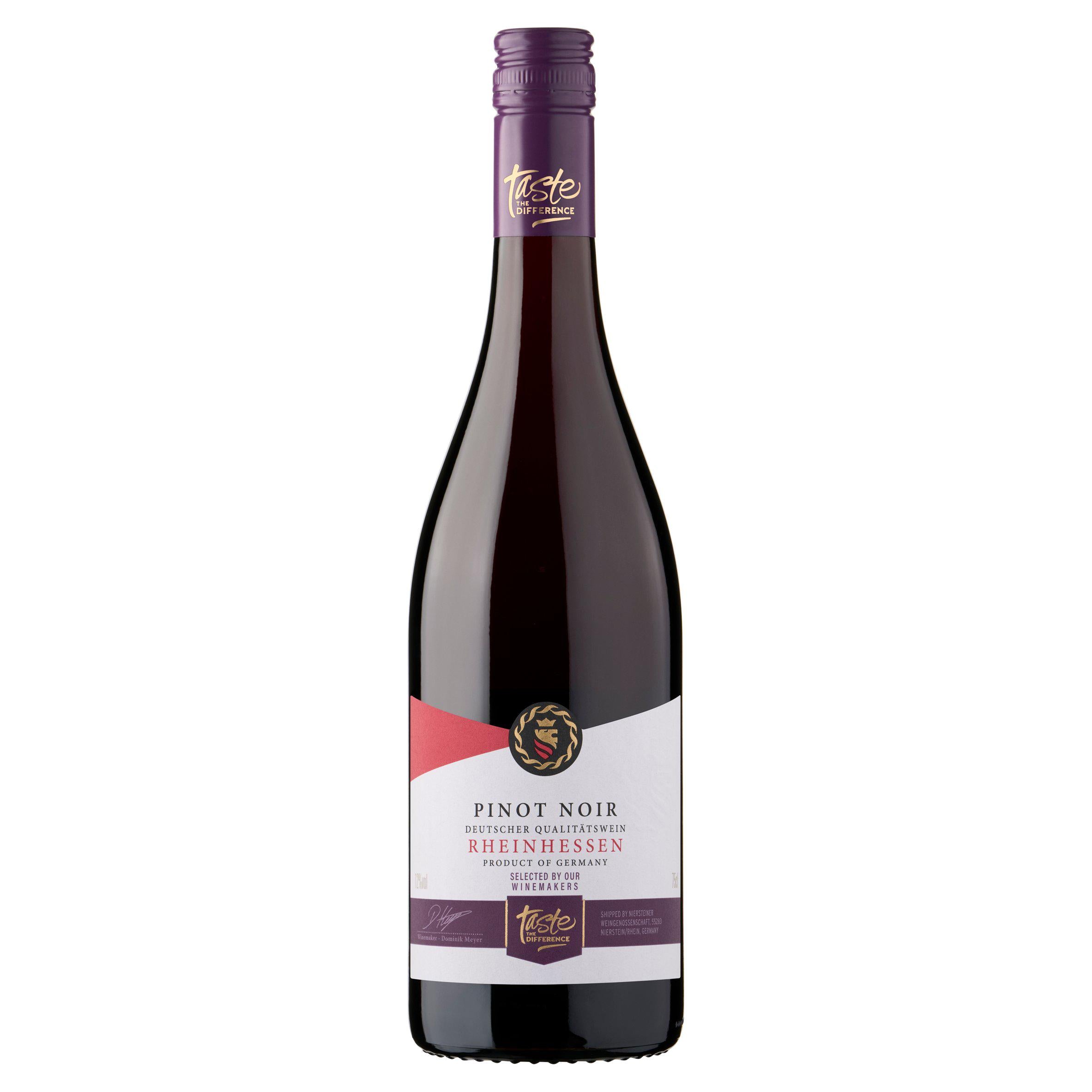Sainsbury's Taste the Difference Pinot Noir red wine 75cl, imported from the UK
