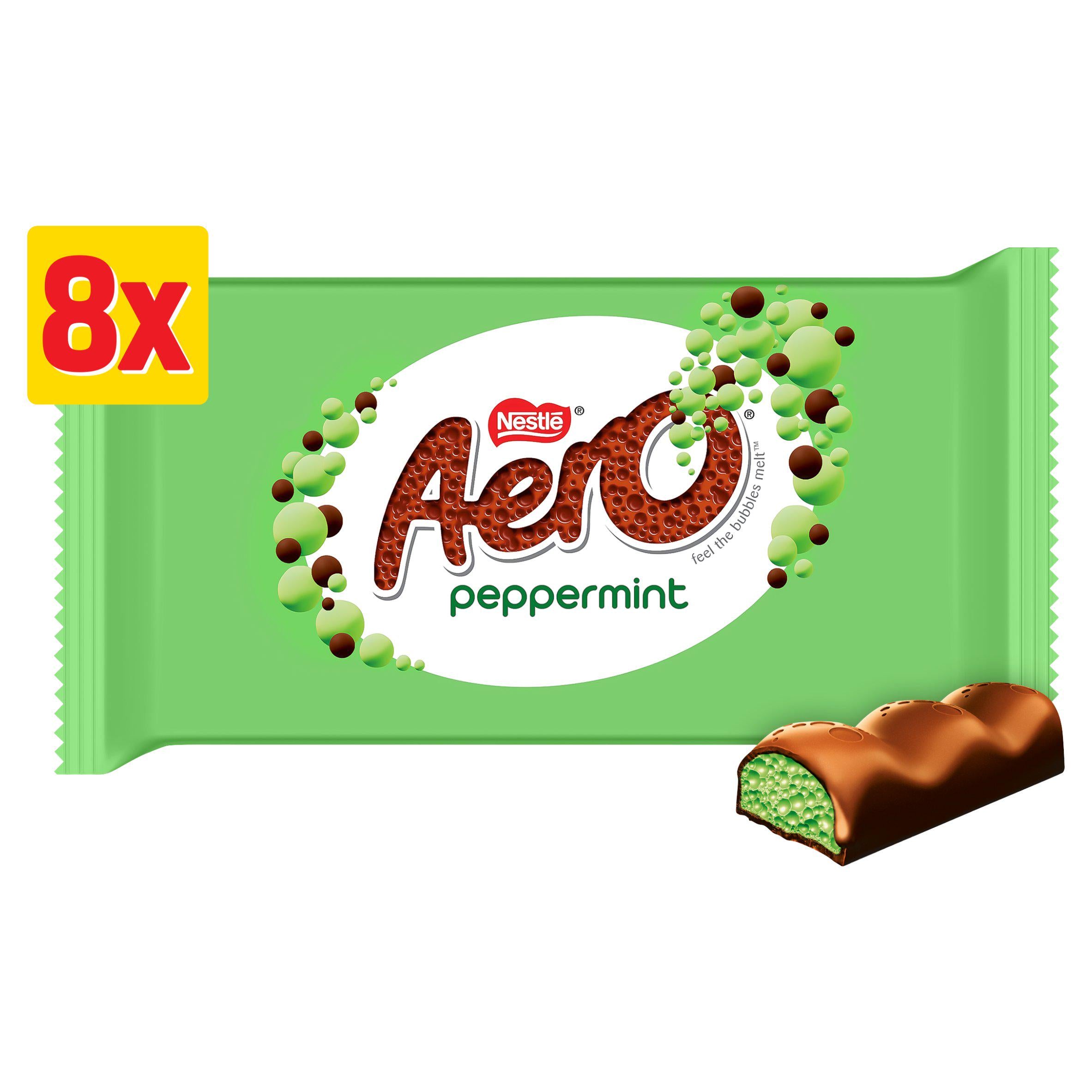 Aero peppermint chocolate bar multipack 216g, UK version