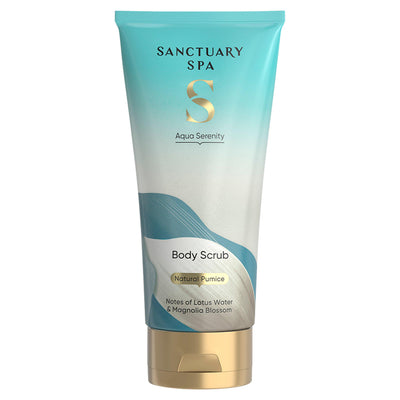 Sainsburys Sanctuary Spa Aqua Serenity Body Scrub with Lotus Water and Magnolia Blossom 200ml- Buy online at McGrocer