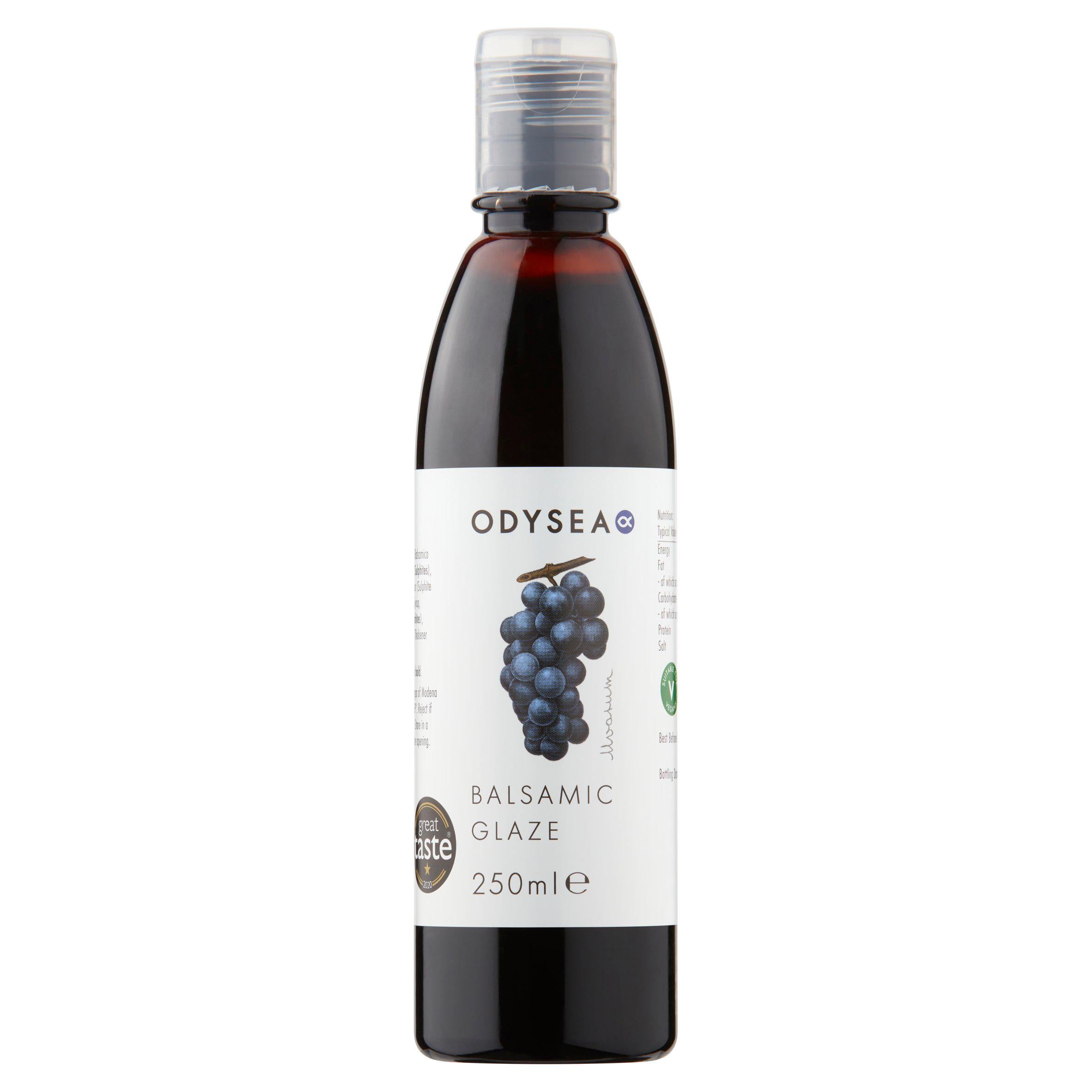 Odysea balsamic glaze sweet vinegar 250ml, imported from the UK