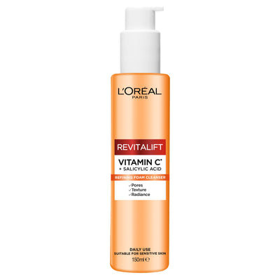 Sainsburys L'Oréal Paris Revitalift Clinical Vitamin C Cleanser 150ml- Buy online at McGrocer
