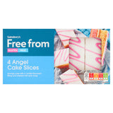 Sainsbury's Free From Angel Cake 120g, imported from the UK