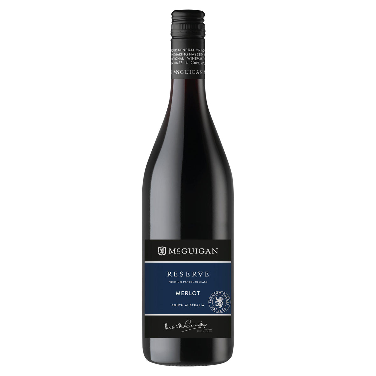 McGuigan Reserve Merlot red wine 75cl, imported from the UK