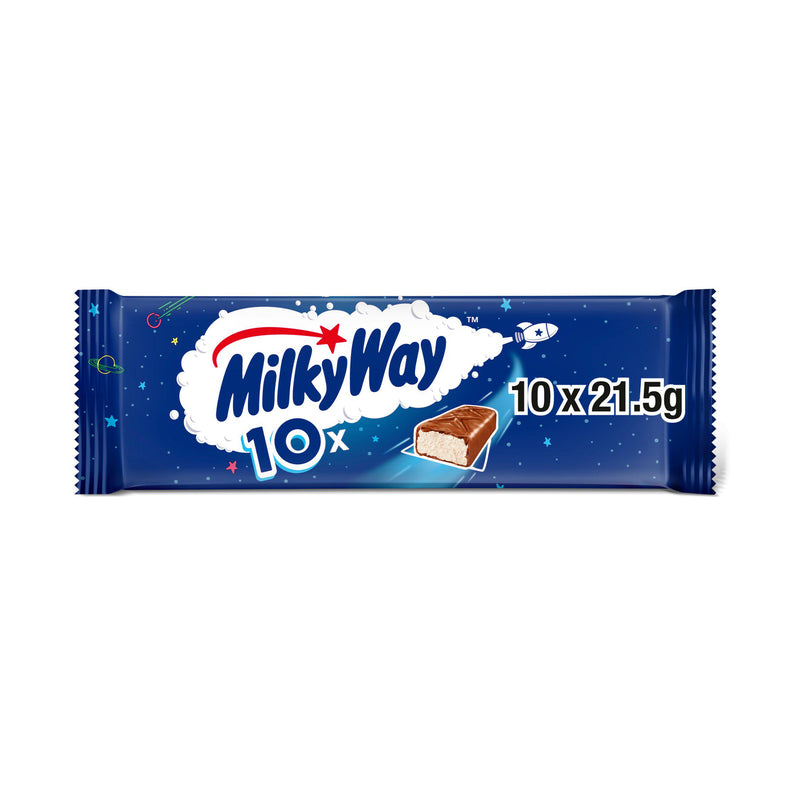 Milky Way chocolate bars multipack 10 x 21.5g - British product