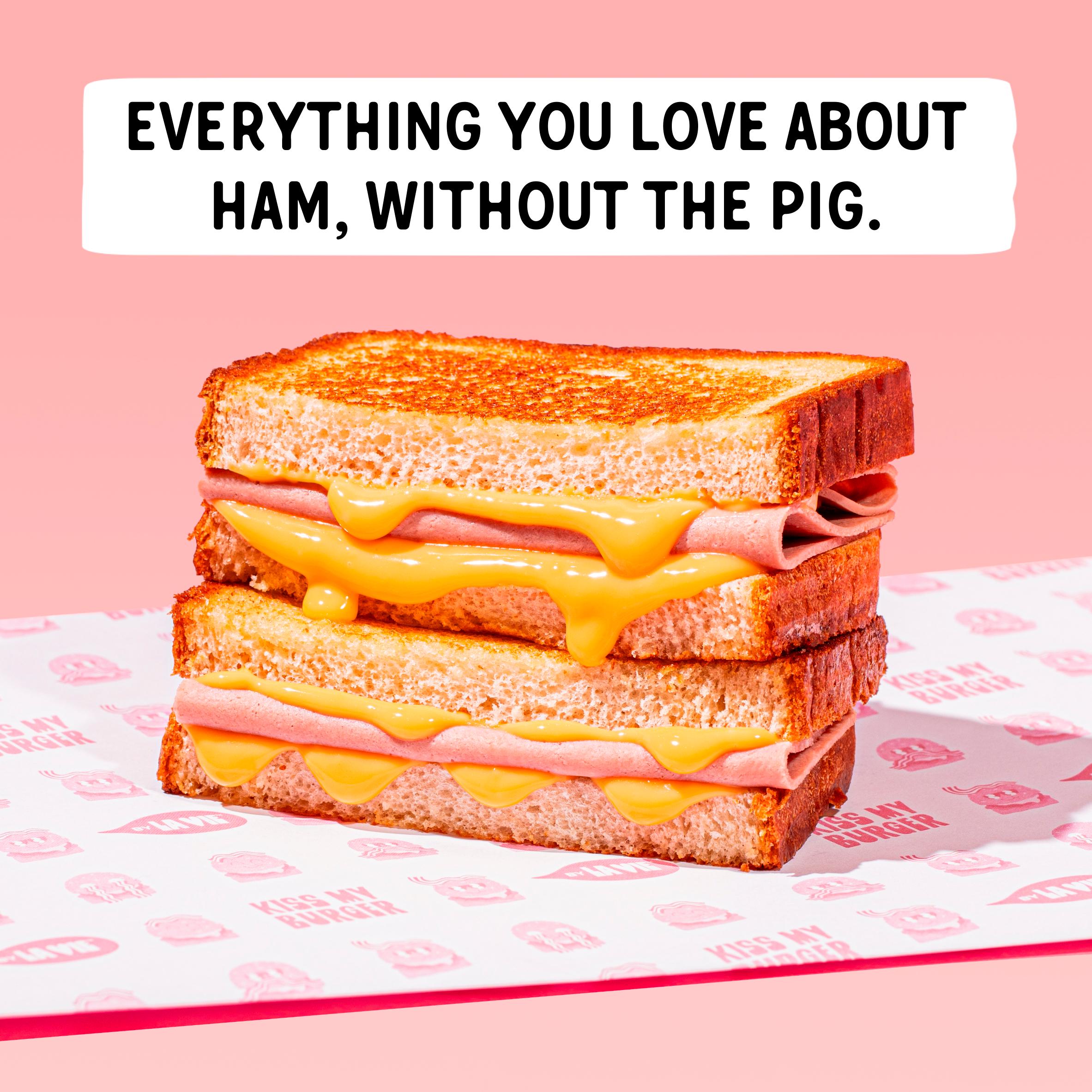 La Vie Smoked Plant Based Ham 100g slices, UK version