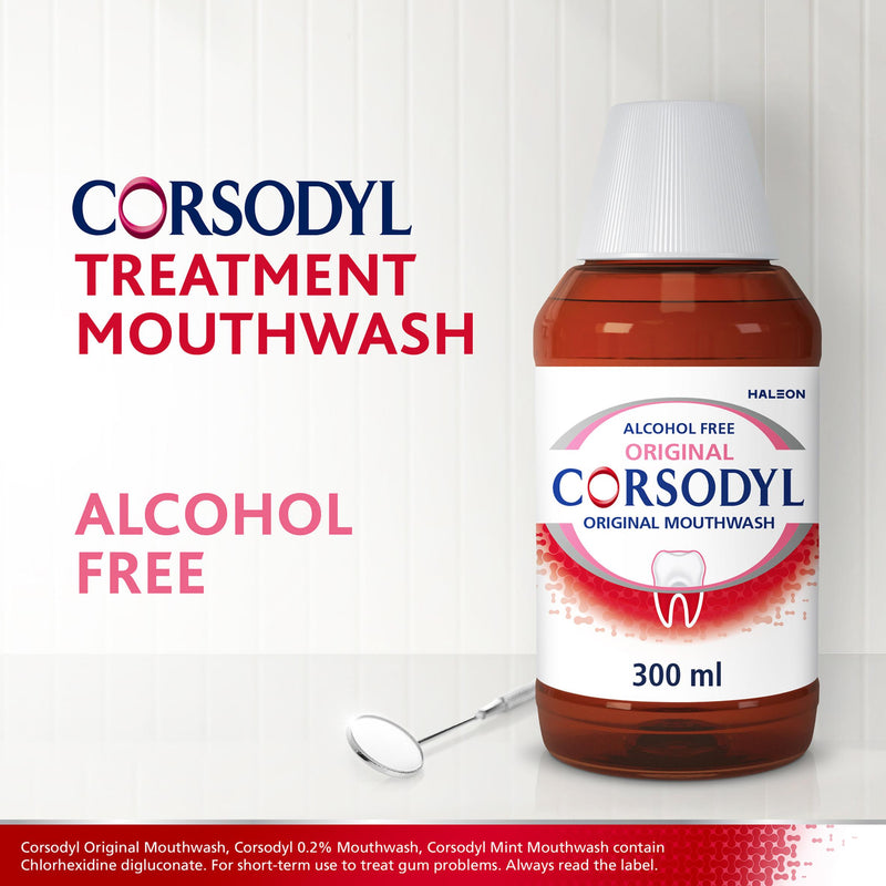 Corsodyl Original mouthwash 300ml - British product