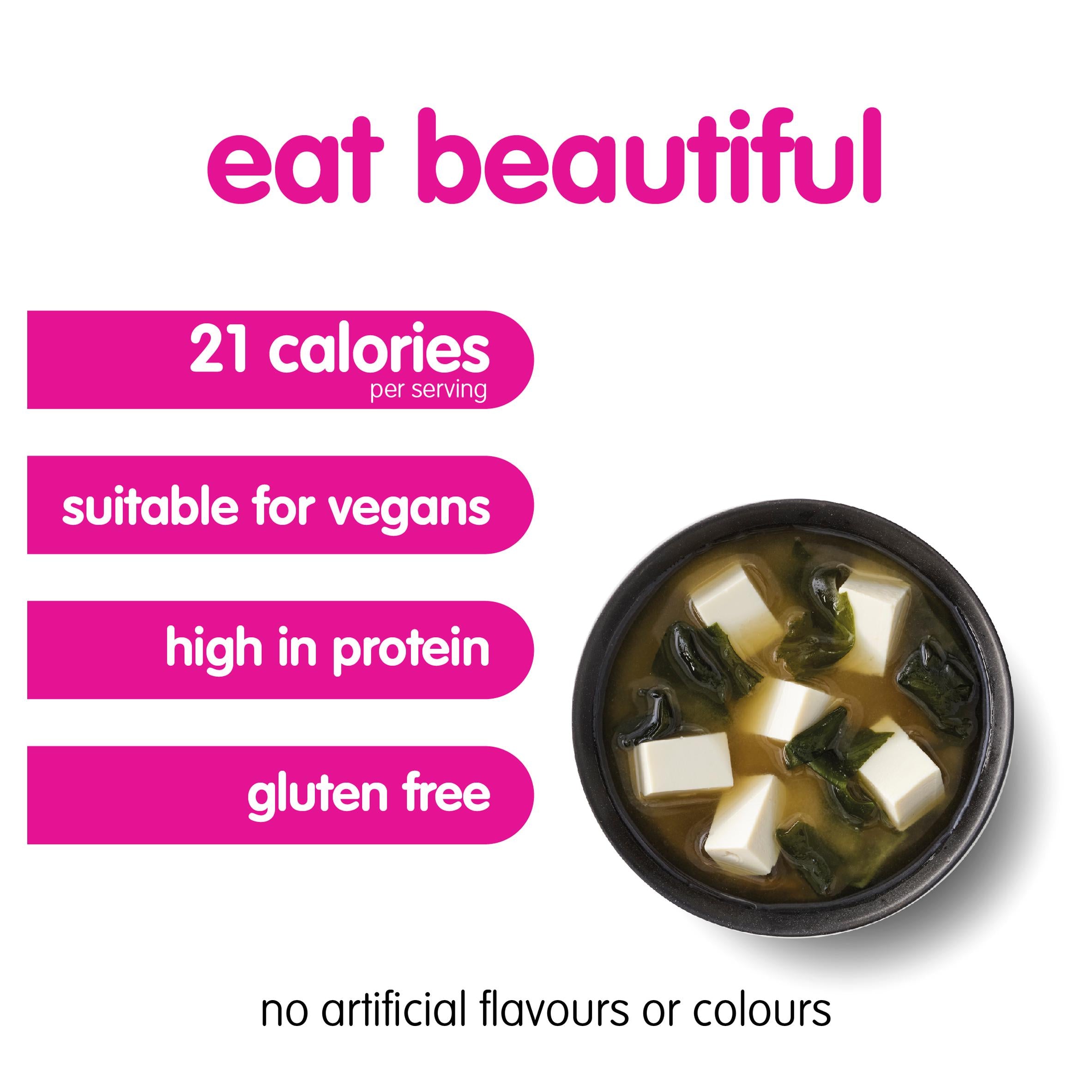 itsu traditional miso easy 5 x 21g, imported from the UK